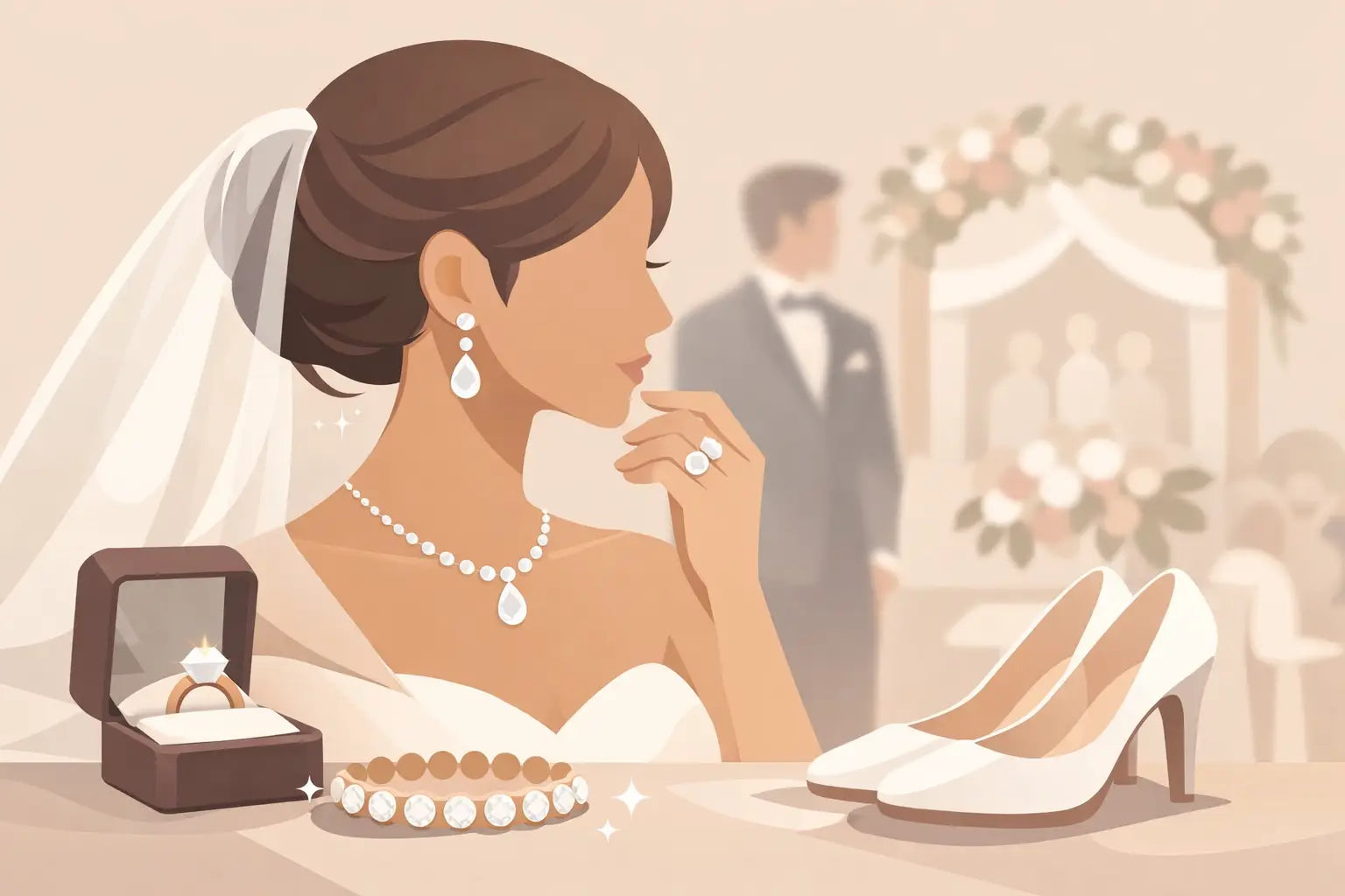 Do Brides Wear Jewelry on Their Wedding Day?